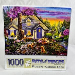 Bits and Pieces Morning Glory By Cody‎ Carlson 1000 Piece Jigsaw Puzzle.